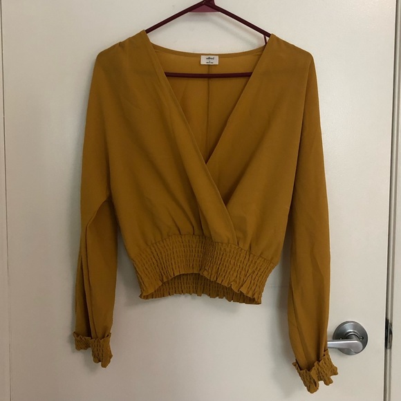 Mustard Wilfred Reign Blouse size small - Picture 1 of 3